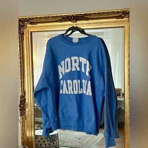 Unc champion reverse weave sweatshirt size xl